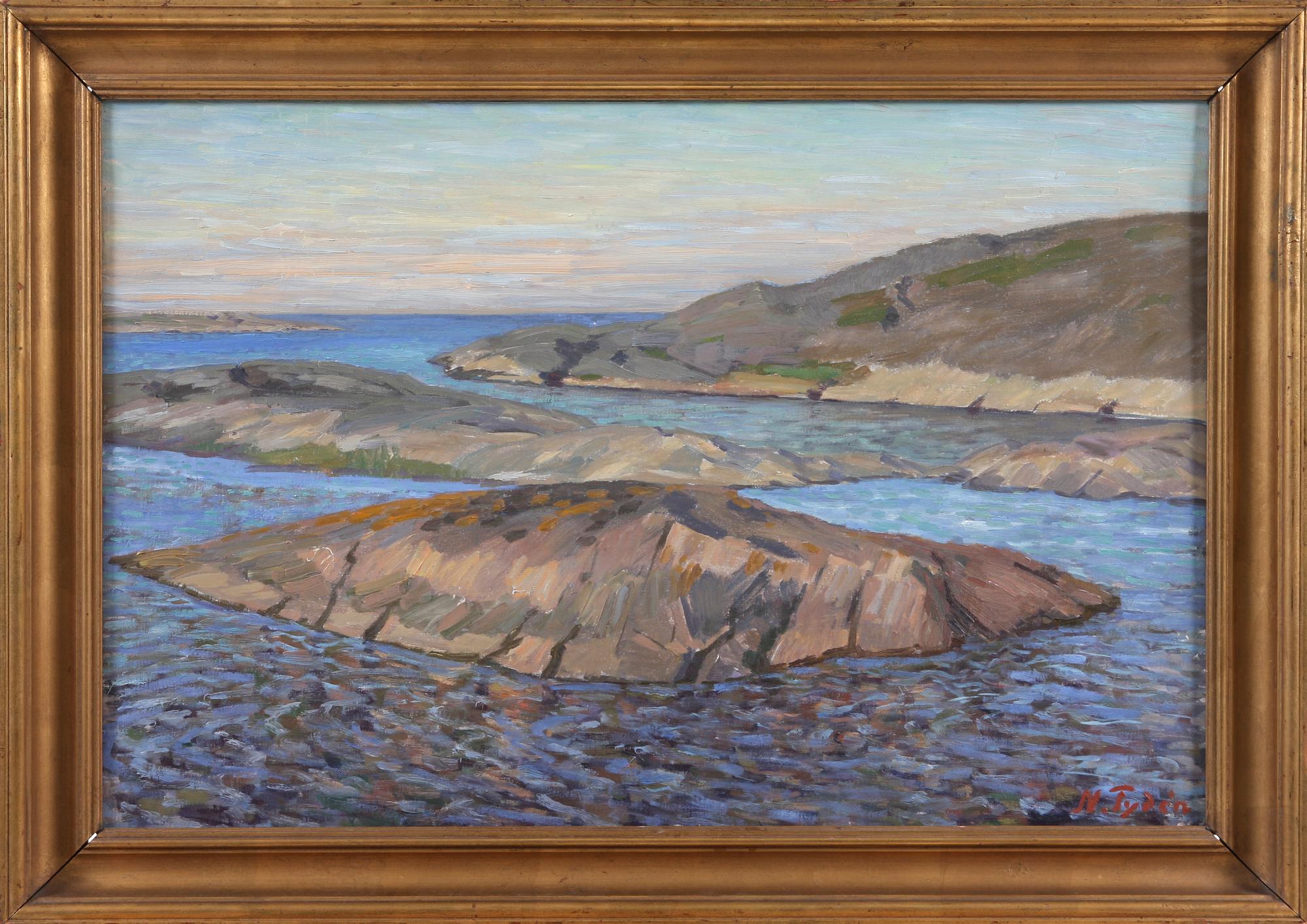 NILS TYDÉN, olja på duk, sign.