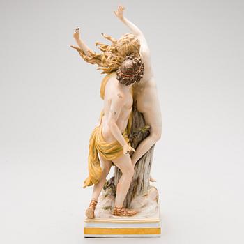 A Meissen porcelain figural group, Germany late 19th Century.