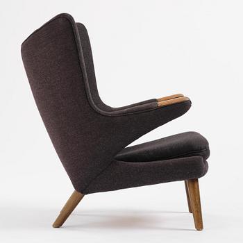Hans J. Wegner, fåtölj, "Bamse", AP-stolen, Danmark, 1950-60-tal.