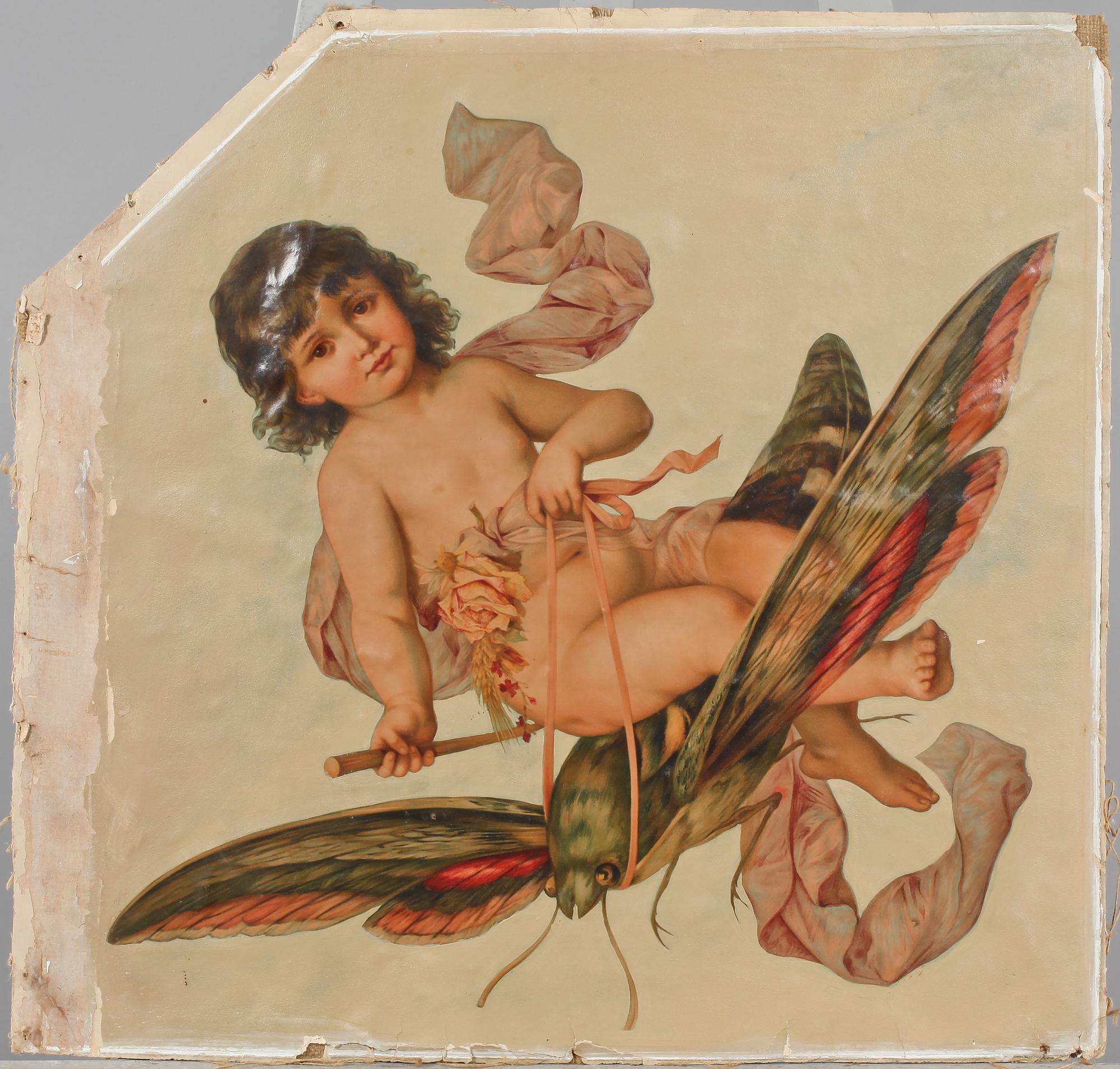 DÖRRÖVERSTYCKE, 3 st, omkring 1900-talets mitt.