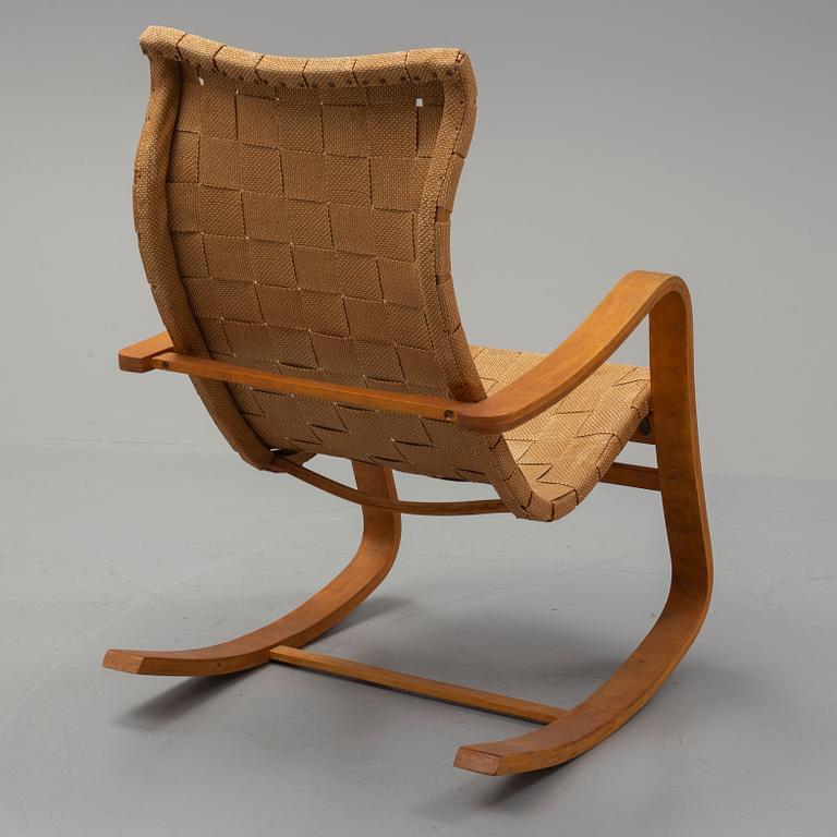 A rocking chair by Gustaf Axel Berg, probably 1940's.