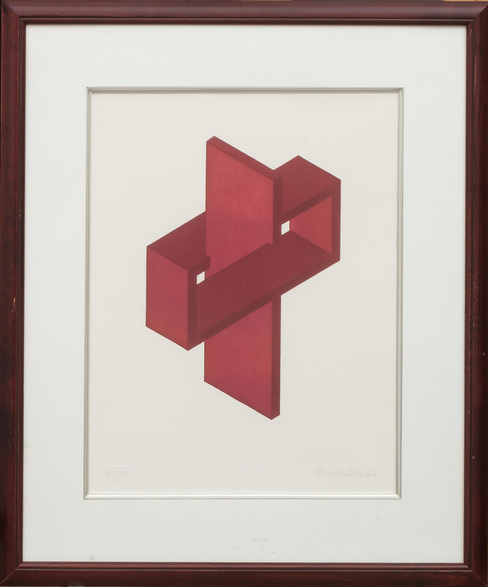 OSCAR REUTERSVÄRD, 2 st, etsningar, signerade och numrerade 34/90 resp 89/90.