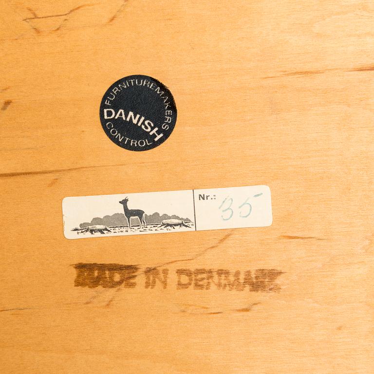 SEVERIN HANSEN, PÖYTÄ, Haslev Møbelfabrik, 1950-60-luku.