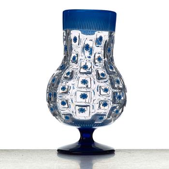 Edvin Öhrström, an Ariel glass vase, no 502, Orrefors, Sweden 1948.