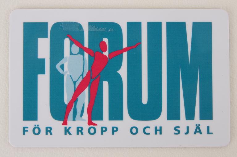 TRÄNINGSKORT, 3 mån på Forum, Malmö. Säljes till förmån för Röda Korset.