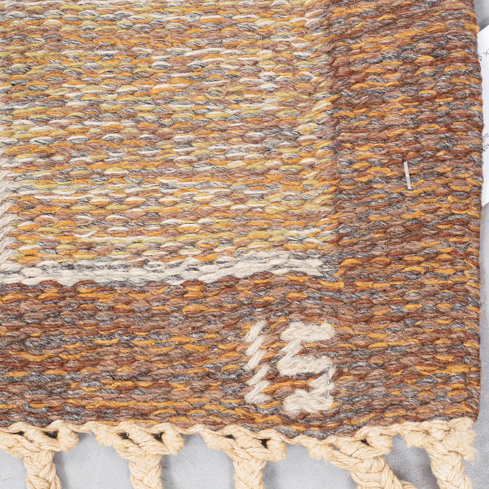 Ingegerd Silow, matta, rölakan, ca 197 x 137, signerad IS.