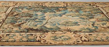 A tapestry, "A Verdure", tapestry weave, ca 286-293 x  313-322 cm, Flanders, the 17th century.