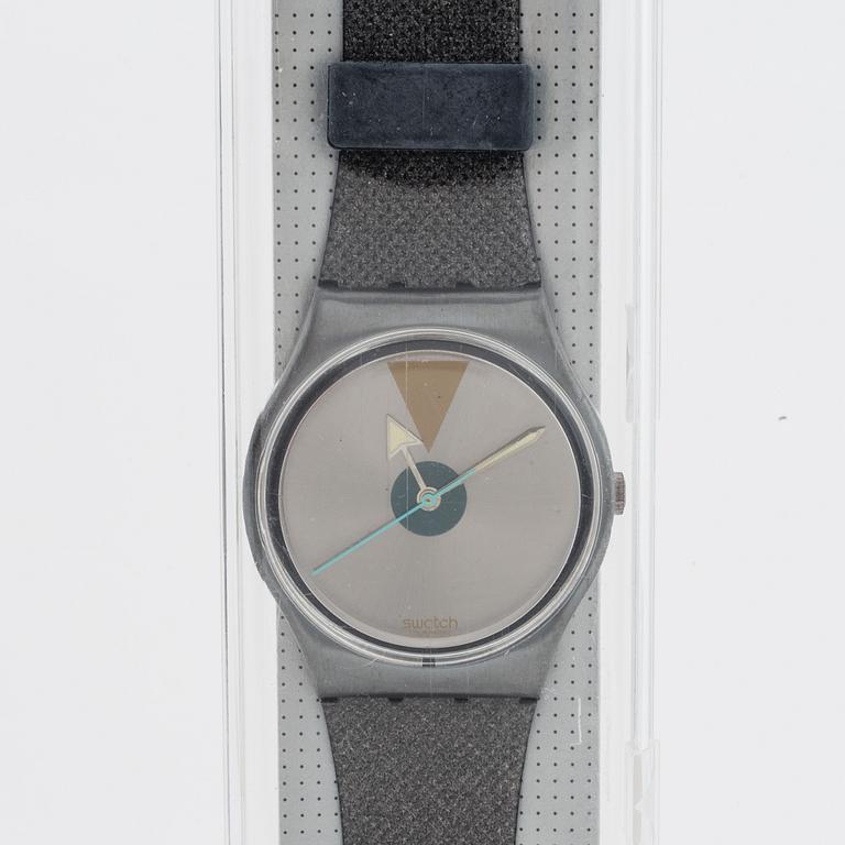 Swatch, Glowing Arrow, wristwatch, 34 mm.
