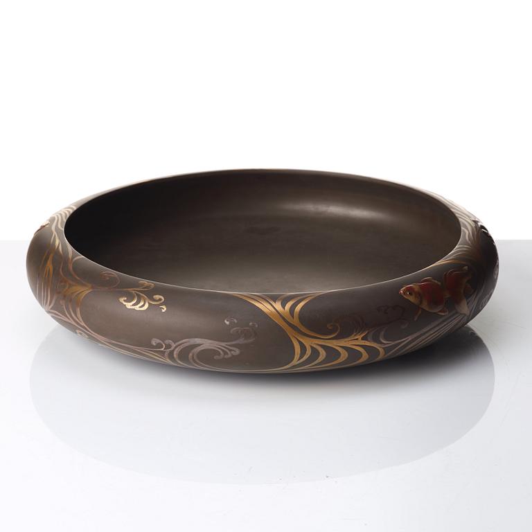 A lacquered bowl, Japan, Zohiko Company.