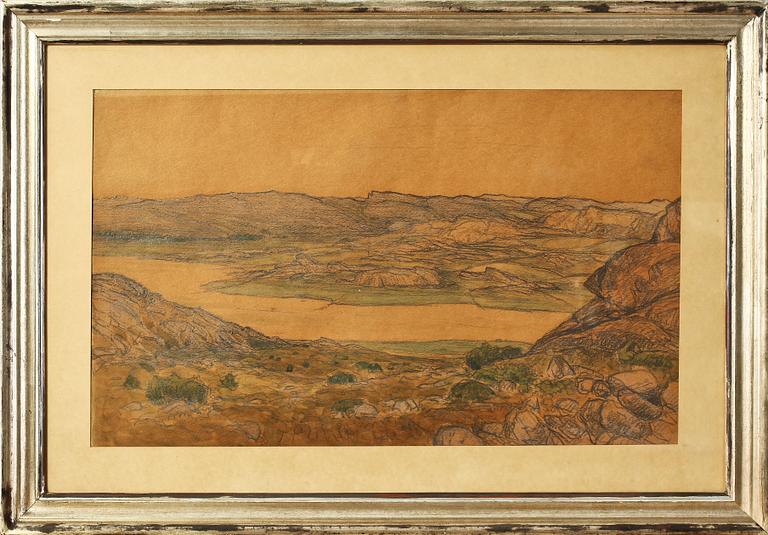 KARL NORDSTRÖM, blandteknik, ej sign.