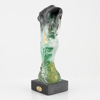 Jim Johnsson, a unique glass sculpture.