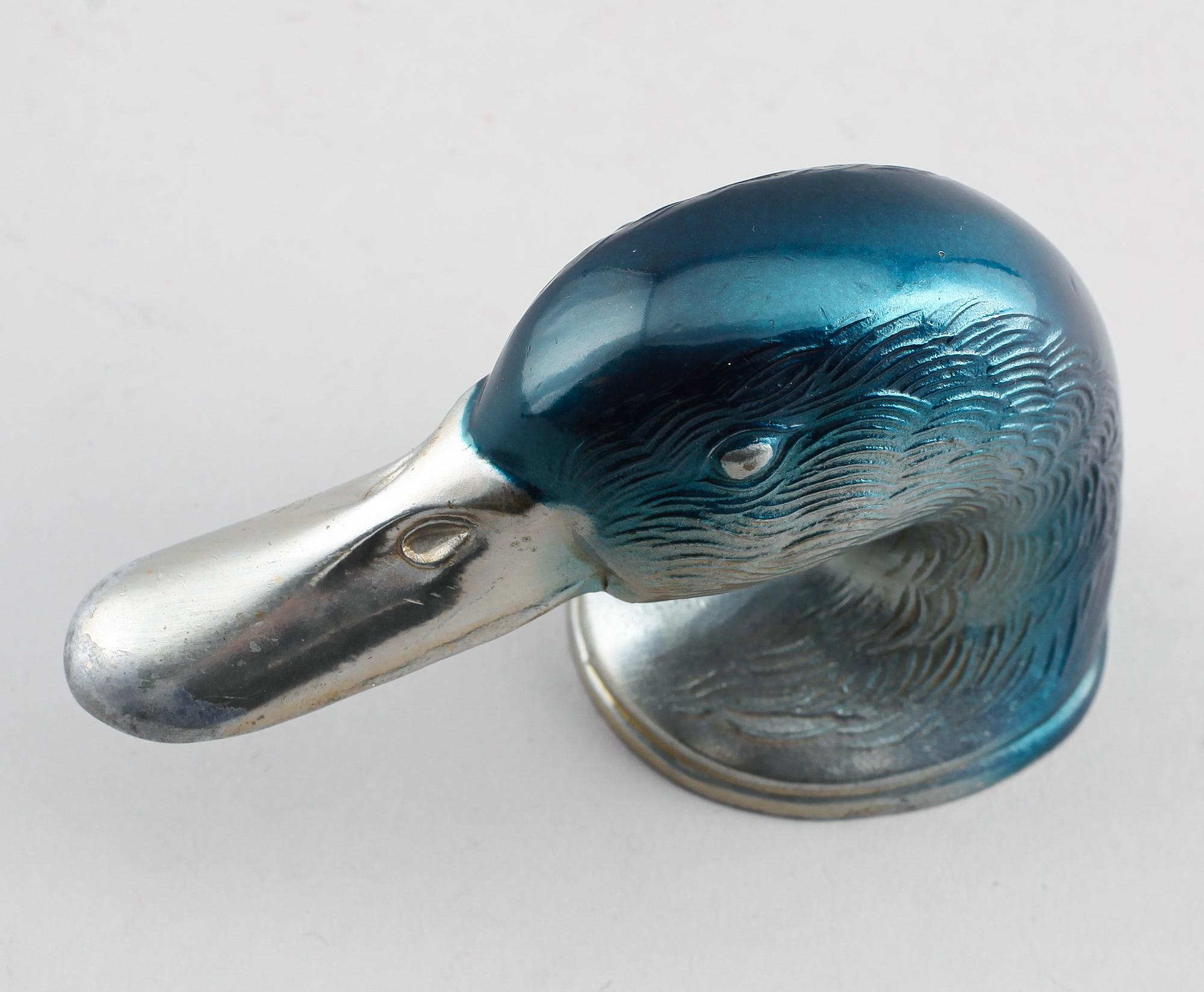 FLASKÖPPNARE, mässing, "Ducky", Paris, 1900-talets andra hälft.