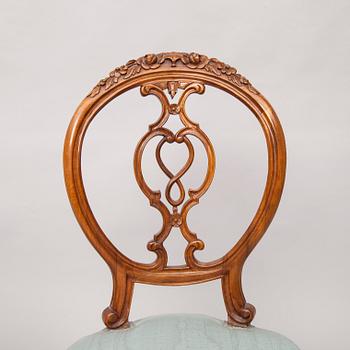 STOLAR, ett par, rokokostil, 1800-talets slut.