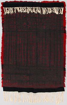 Kirsti Ilvessalo, A Finnish long pile Ryijy Rug model Friends of Finnish Handicraft. Circa 168x115 cm.