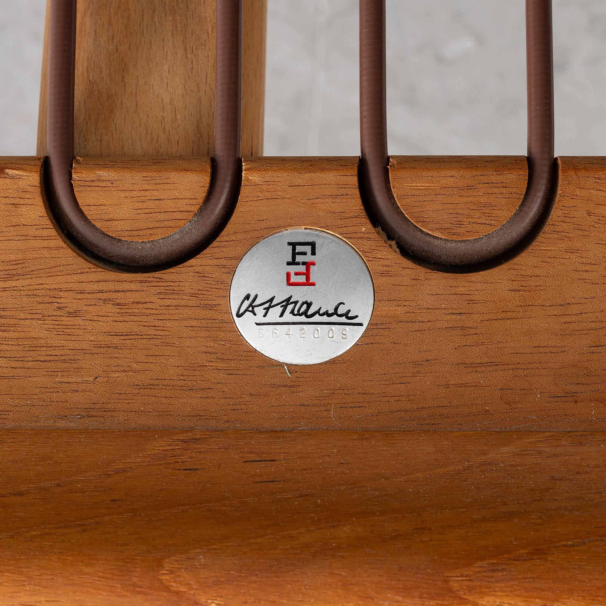 Peter Hvidt & Orla Mølgaard Nielsen, a 'Minerva' sofa, France & Son, Denmark, 1960's.