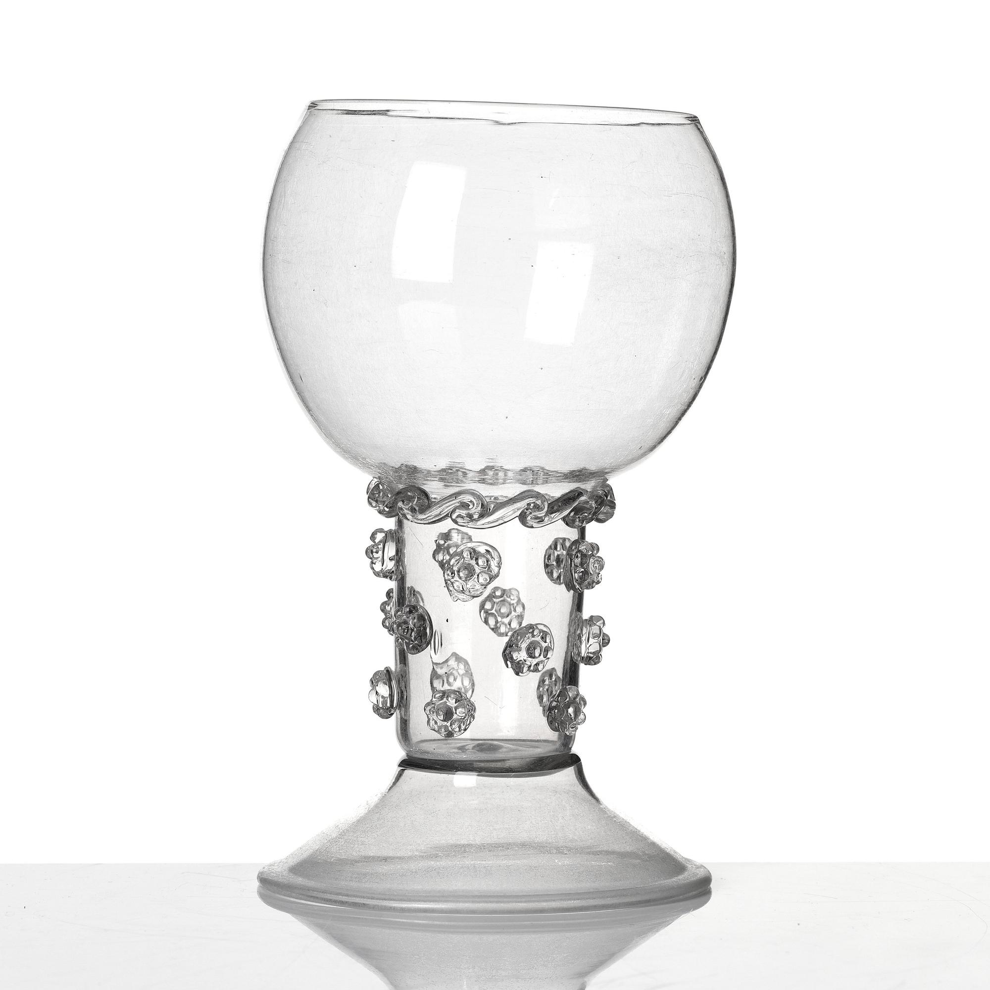 A large goblet, Skånska glasbruket, 18th Century.