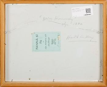 HARALD LINDBERG, olja på pannå, signerad.