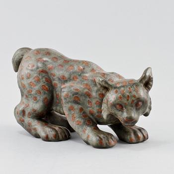 FIGURIN, stengods, Gunnar Nylund, Rörstrand, omkring 1900-talets mitt.