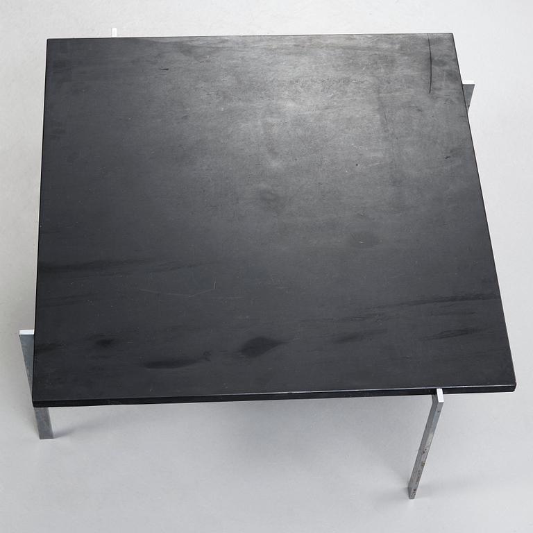 Poul Kjaerholm, a 'PK-61' steel and black stone top table, E Kold Christensen, Denmark 1960's.