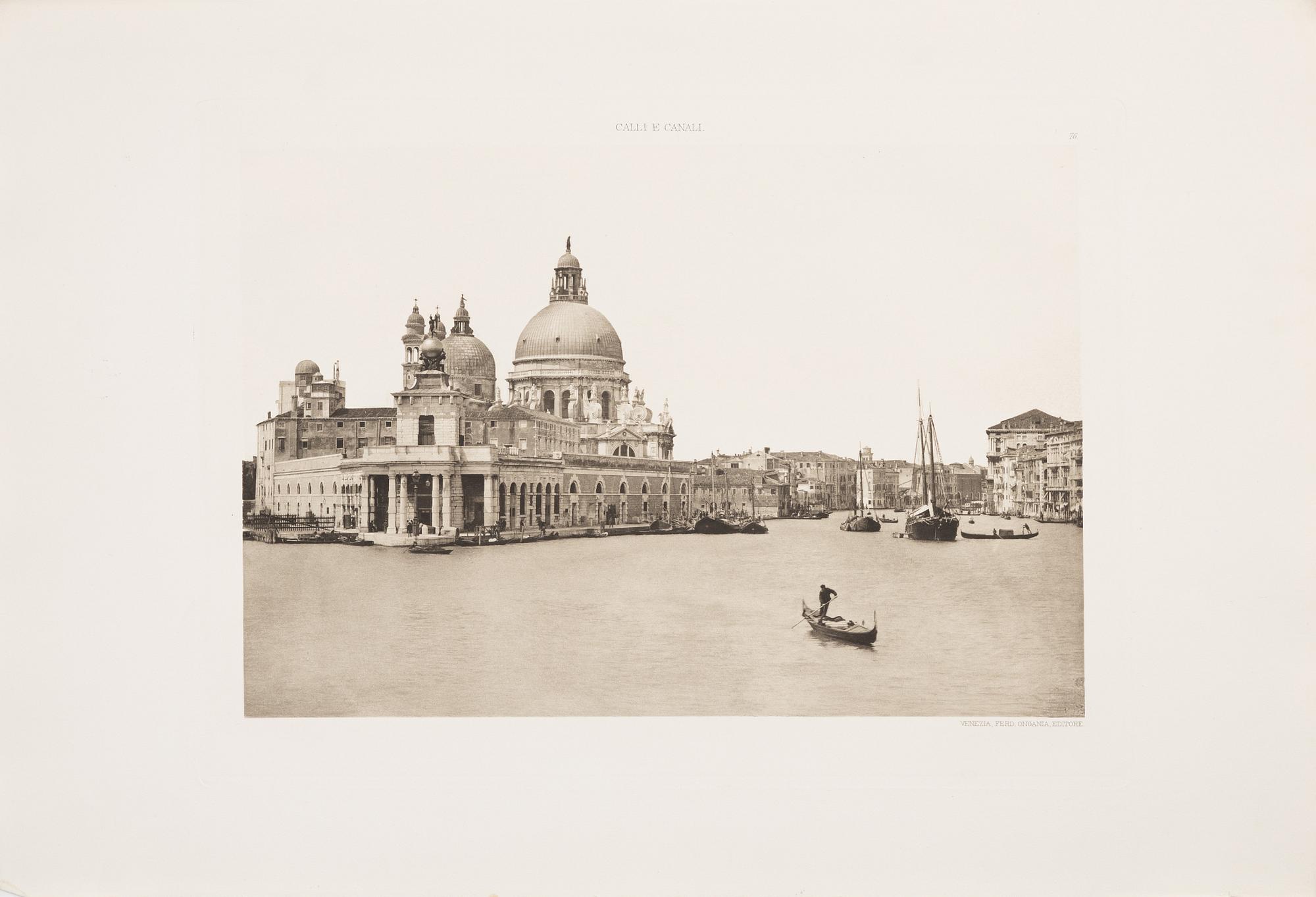 Photogravure plates from Venice.