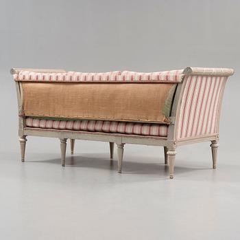 A Gustavian late 18th century sofa.