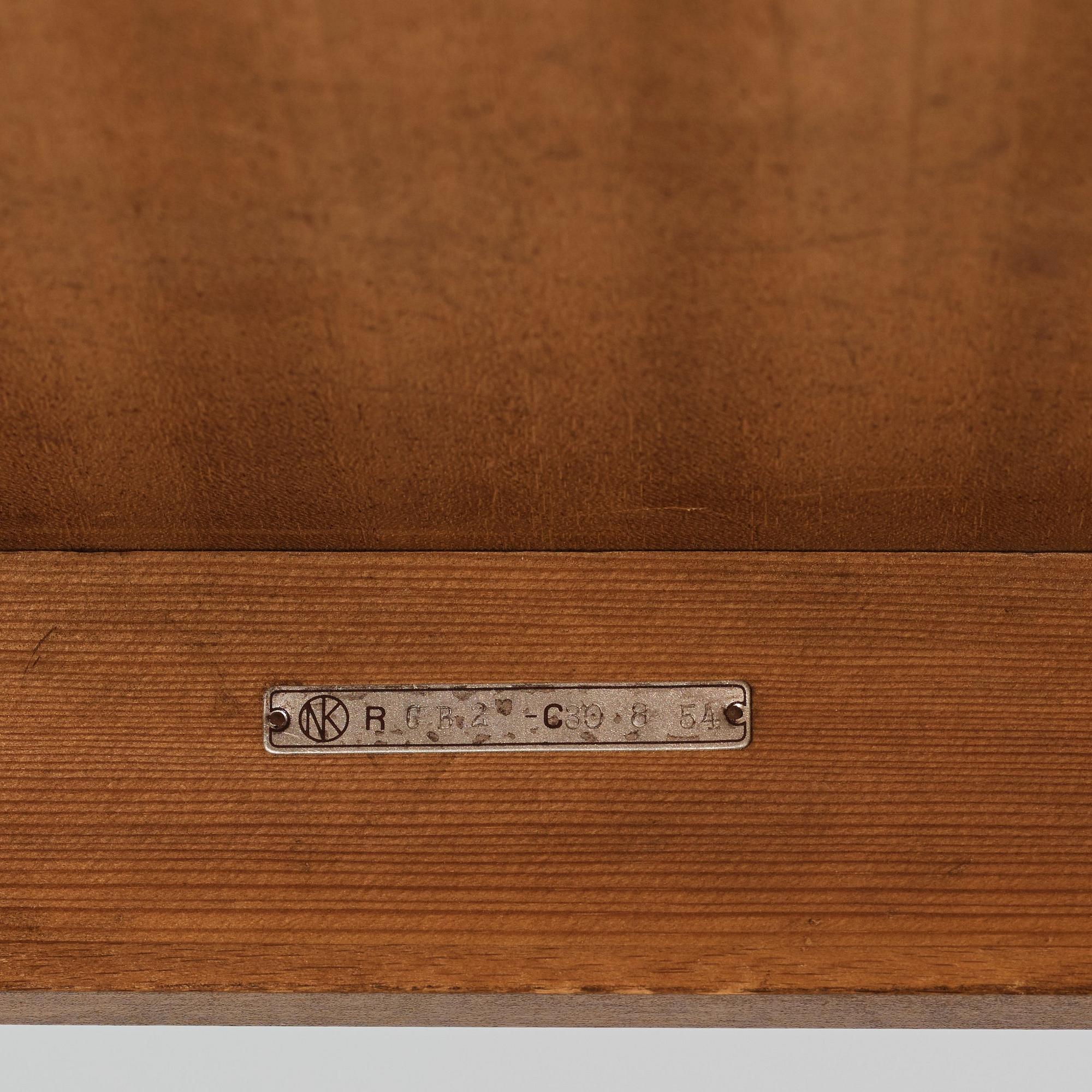 skrivbord, "NK Hantverk", Nordiska Kompaniet, 1954.