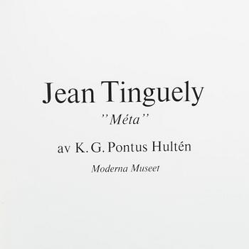 JEAN TINGUELY, "Méta" av K.G. Pontus Hultén. Moderna Museet 1972.