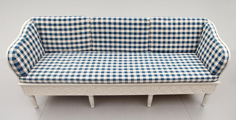 TRÅGSOFFA, ur IKEA:s 1700-talsserie, sent 1900-tal.