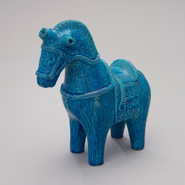 A ceramic Cat from the Rimini blu series by Bitossi, Italy 1960s.