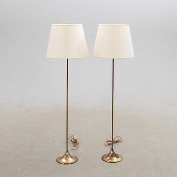 Alf Svensson, & Yngvar Sandström, floor lamps, a pair, G-025, Bergboms.