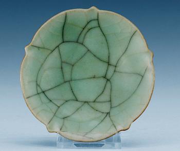 1365. A Guan glazed dish, presumably Ming dynasty.