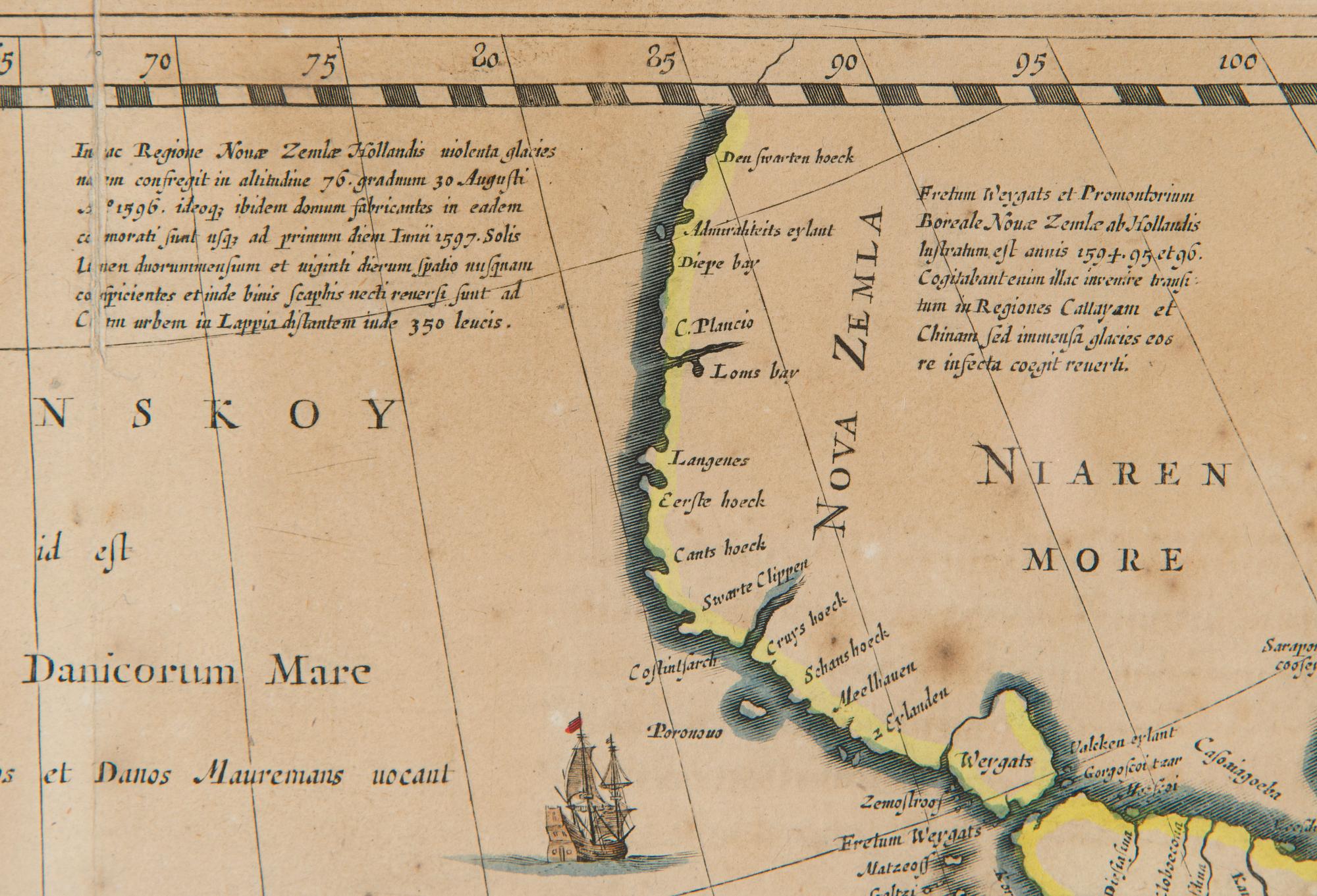 Kartta "Novissima Russiae Tabula Authore Isaaco Massa".