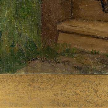 Sam Uhrdin, By the steps.