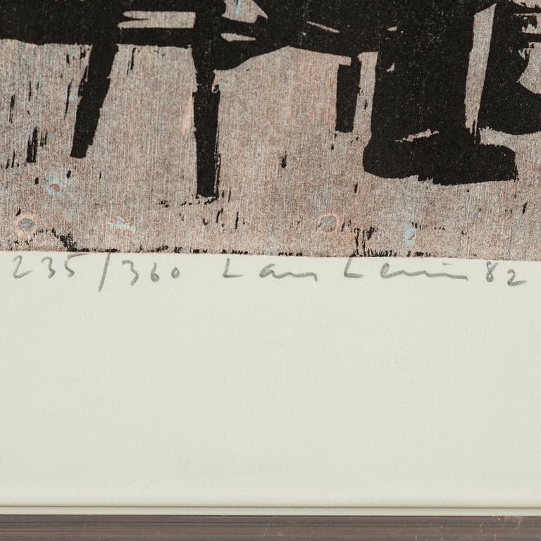 LARS LERIN, träsnitt, signerad och numrerad 235/360.