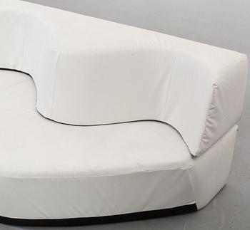 SOFA, sculptural, 2 parts. 1970s.