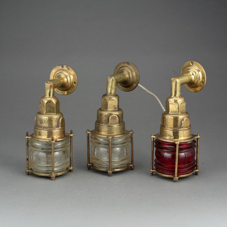 MÄSSBELYSNING, 3 st, 1900-talets första hälft.