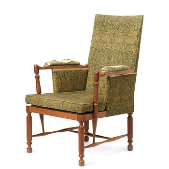 198. Josef Frank, a mahogany armchair, by Svenskt Tenn, Sweden, model 880.