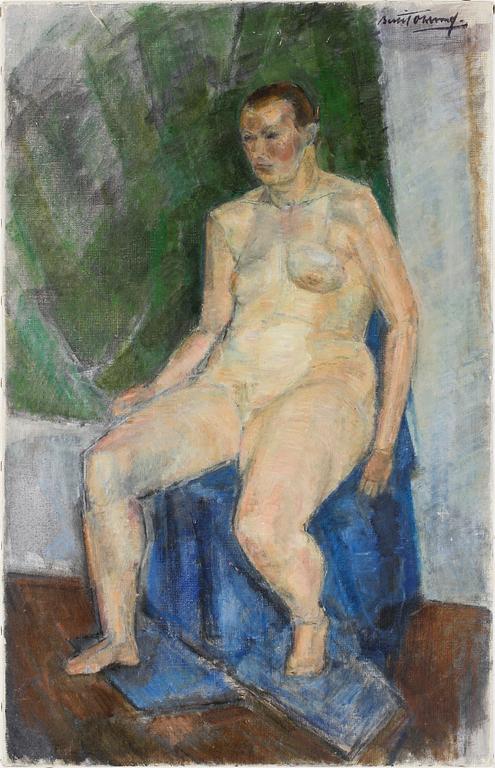 BERTIL ÖHLUND, olja på duk, signerad.