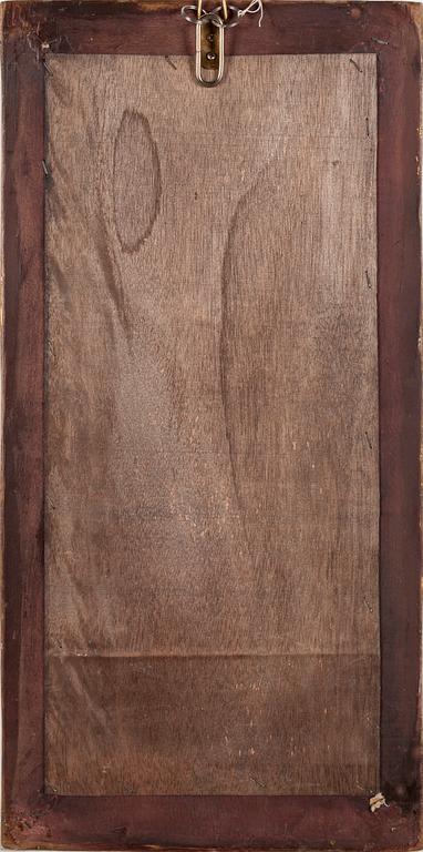 Relief, alabaster, 1900-talets andra hälft.