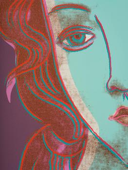 Andy Warhol, "Venus", ur: "Details of renaissance paintings (Sandro Botticelli, Birth of Venus, 1482)".
