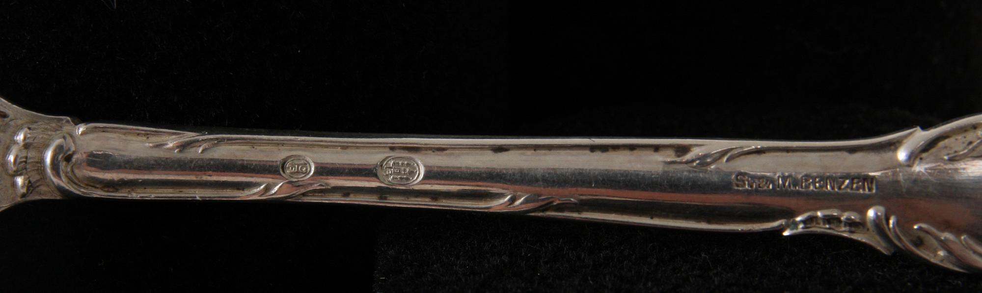 BESTICKSERVISDELAR, 43 st, silver. Danmark.