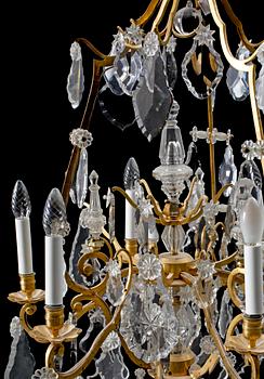 LJUSKRONA, rokokostil, 1900-tal. H 105.