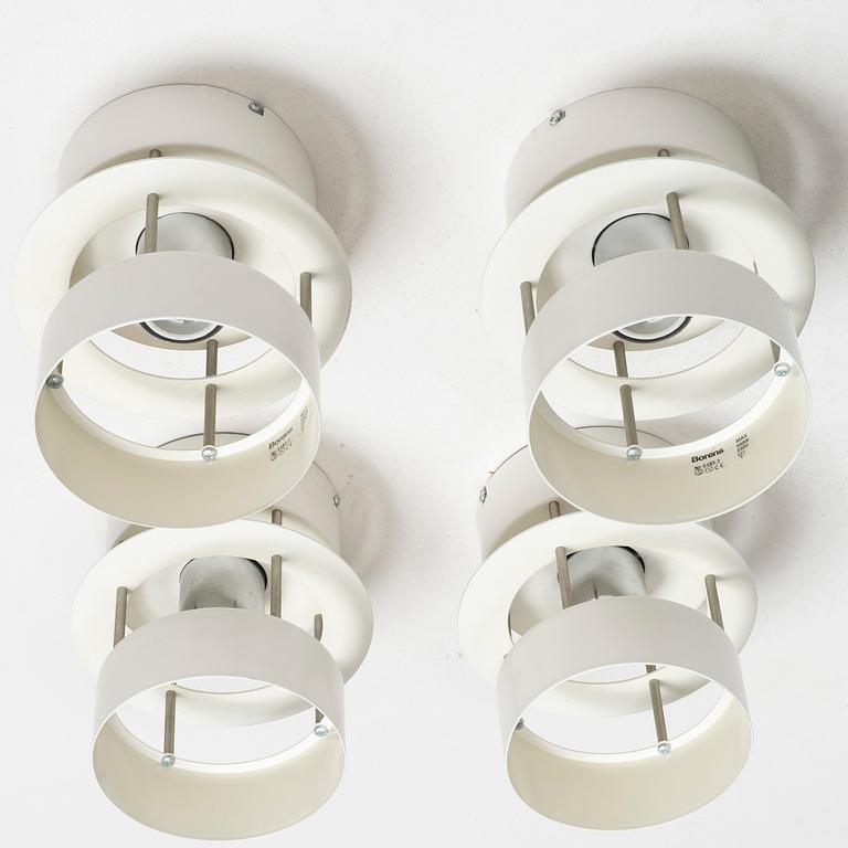 Four ceiling lamps, model 5185, Boréns, end of the 20th century.