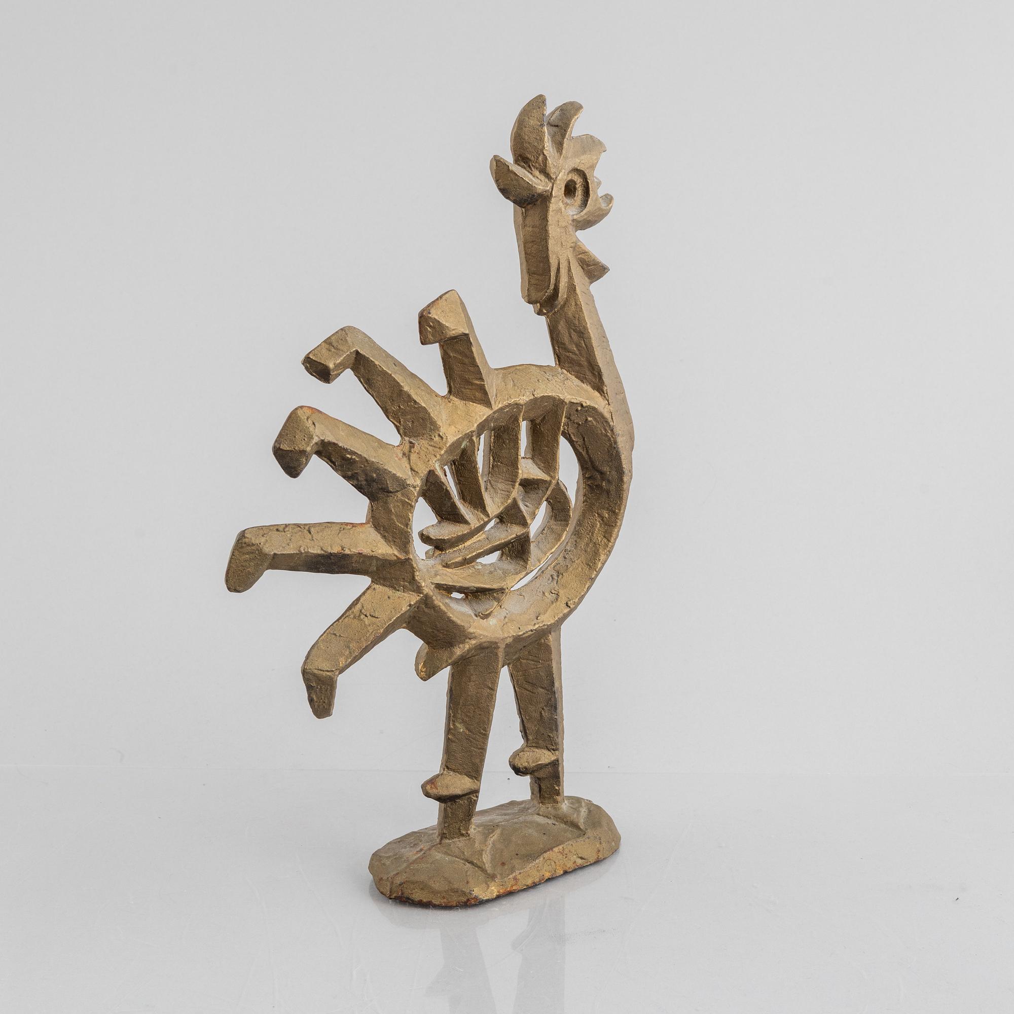 Olle Hermansson, a cast iron sculpture, Husqvarna.