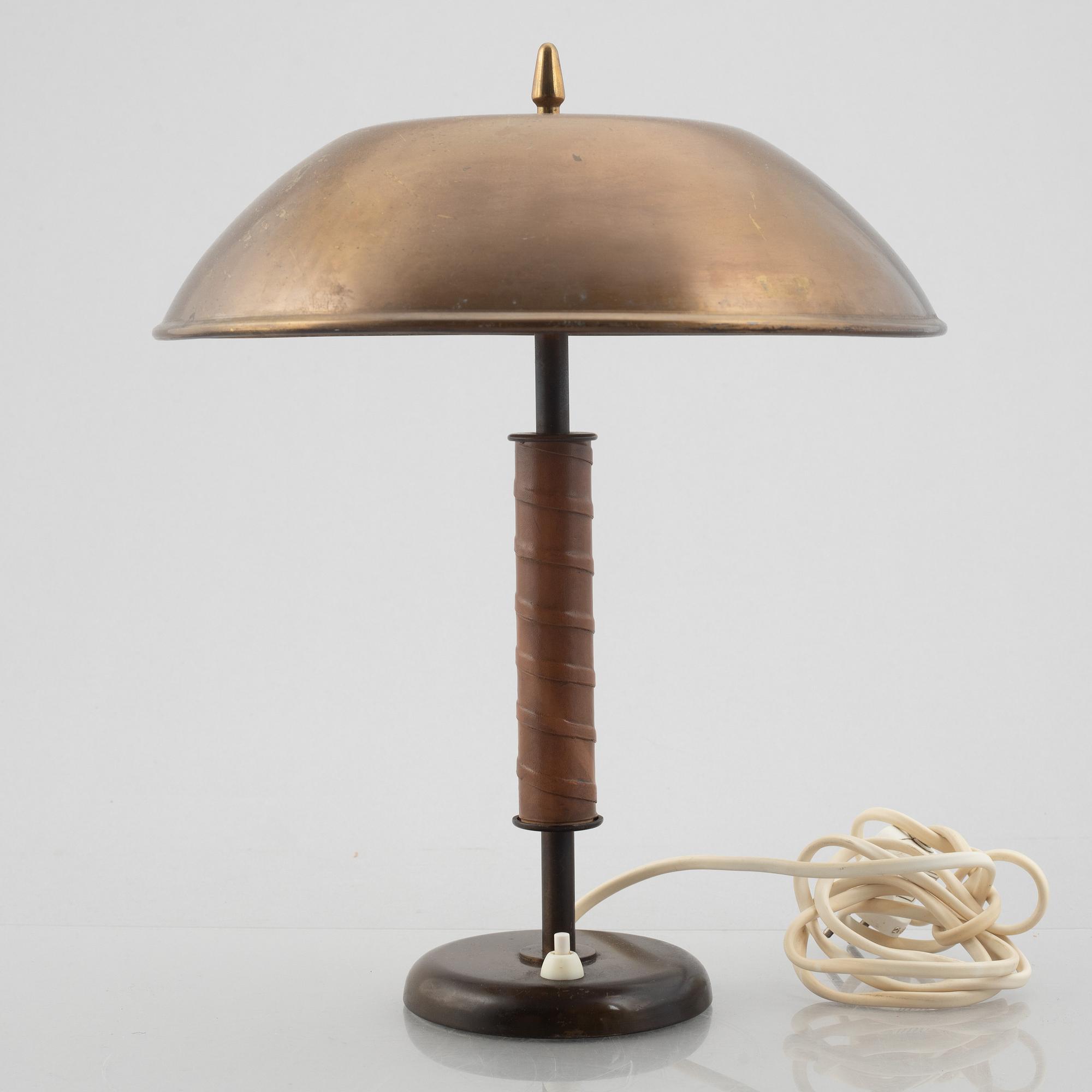 Bertil Brisborg, a table lamp model "15644", Arvid Böhlmarks Lampfabrik, Stockholm, 1950s.