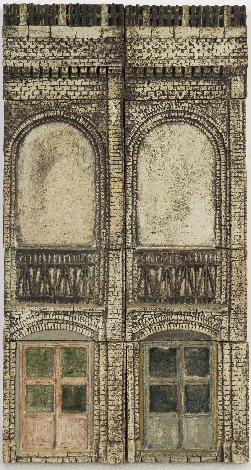 Finn Hald, relief/skulptur, keramik, Norge.