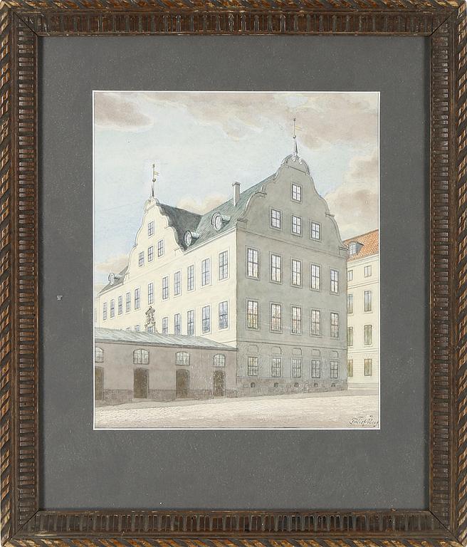 OKÄND KONSTNÄR, akvareller ett par. Signerade Fritiof Åberg. 1900-talets början.