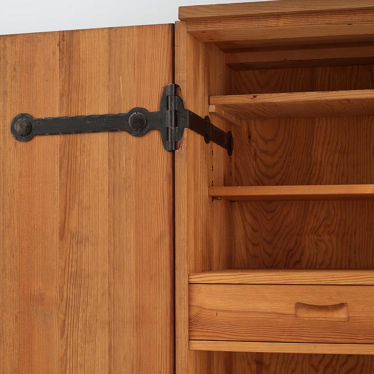 Axel Einar Hjorth, a stained pine "Lovö" cabinet, Nordiska Kompaniet, Sweden 1930's.