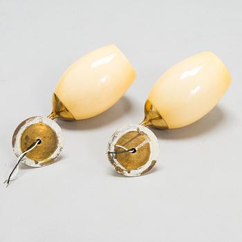 Paavo Tynell, a pair of mid-20th-century 'K 8-6 A' wall lights for Idman.