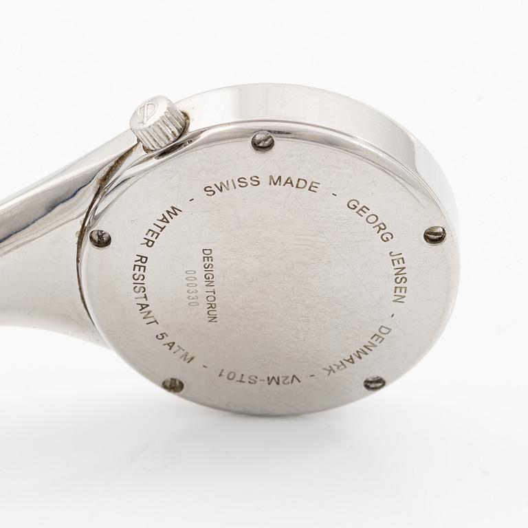 Georg Jensen, Vivianna, design Torun Bülow, armbandsur, 27 mm.